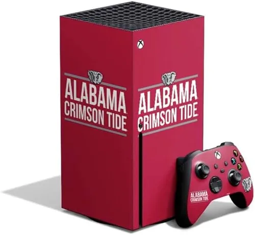 Vista 8 de Skinit Calcomanía para juegos compatible con el paquete Xbox Series X, diseño de mascota oficial de la Universidad de Alabama