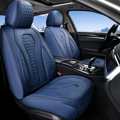Vista 53 de Coverado Fundas de asiento de automóvil, fundas de asiento delantero, funda de asiento de coche beige, fundas impermeables para asiento