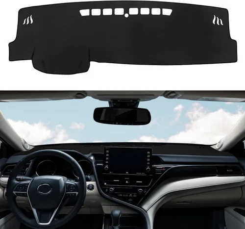 Vista 41 de Tapete de cubierta de salpicadero personalizado para Mazda3 Hatchback, Sedan 2019-2024 2025 2026 (sin HUD), protector antideslizante