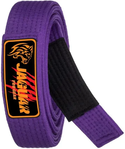 Vista 2 de Jaguar Pro Gear - Cinturones brasileños Jiu Jitsu Deluxe versión 100% algodón, 9 puntadas resistentes