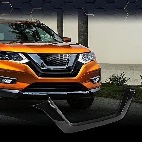 Vista 7 de PIT66 Barra de parachoques delantero compatible con Nissan Rogue 622786FL0A, NI1044114 2017 2018 2019 2020