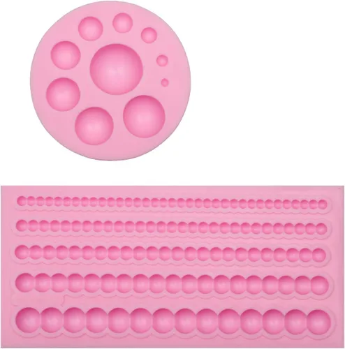 Vista 26 de Molde de fondant de silicona de voluta barroca para decoración de pasteles, 4.67x3.58 pulgadas Sin BPA, apto para lavavajillas, microondas, fácil