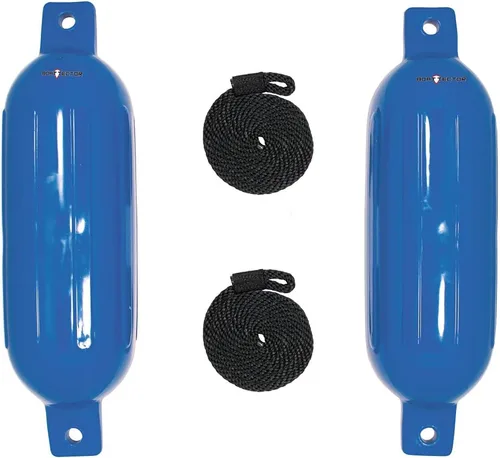 Vista 28 de Extreme Max 3006.7375 BoatTector Defensa Inflable Value Paquete de 2 - 4.5" x 16", Negro