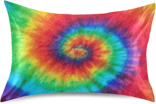 Vista 10 de Fundas de almohada de satén con diseño de gato transpirable para cabello y piel, sin cremallera, con cierre de sobre para sofá cama, tamaño estándar
