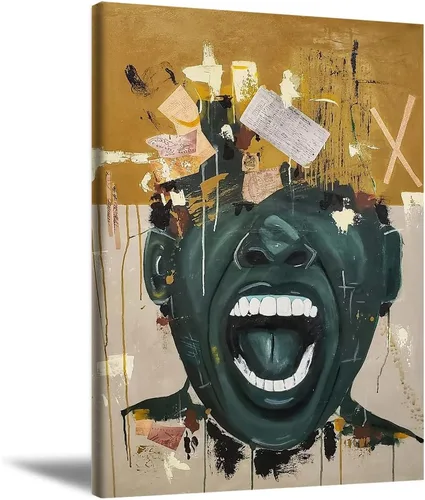 Vista 10 de Arte de pared de mujer negra, pinturas de reina negra para paredes, póster motivacional de niña negra, decoración de pared para pared, lienzo