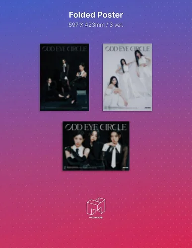 Vista 5 de ODD EYE CIRCLE Version Up 1st Mini Album CD+Folded poster on pack+Booklet+Special obejkt+Sticker+Clear photocard+ID picture+Tracking Sealed OEC