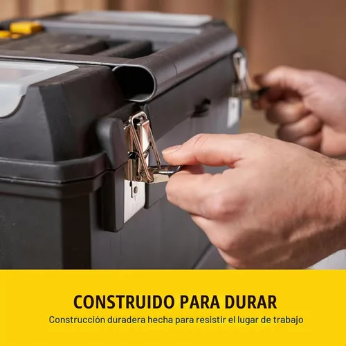 Vista 8 de Stanley Caja de herramientas móvil para centro de trabajo, unidades apilables de 2 niveles, 1-93-968