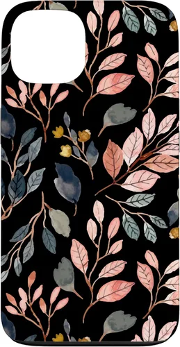 Vista 7 de iPhone 16 Green Botanical Fern Foliage Watercolor Floral Pattern Case