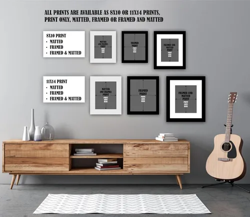 Vista 3 de Yo y Bobby McGee Song - Rock Blues Music Room Decor Lyric Art Print