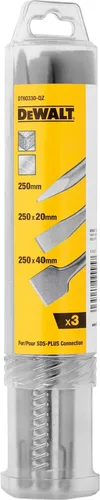 Vista 2 de Dewalt DT60330-QZ SDS-plus - Juego de cinceles (3 piezas)
