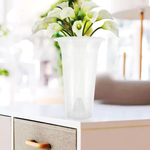 Vista 7 de 2 macetas de orquídeas con agujeros de drenaje para plantas de Plástico, Superficie lisa, Zona de Raíz Ventilada, Uso de la Sala de Estar