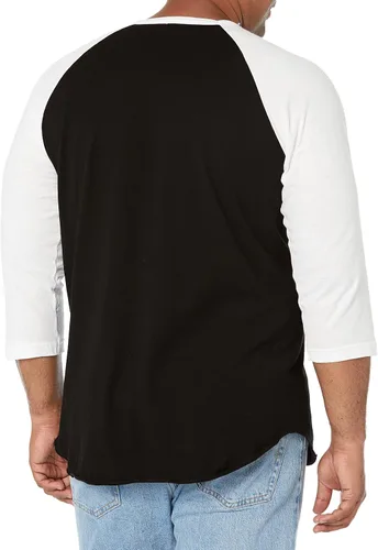 Vista 2 de Metallica Camiseta de béisbol raglán Now That Were Dead para hombre NegroBlanco