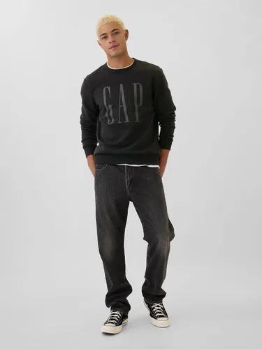 Vista 3 de GAP Men's Logo Fleece Crew Sweatshirt