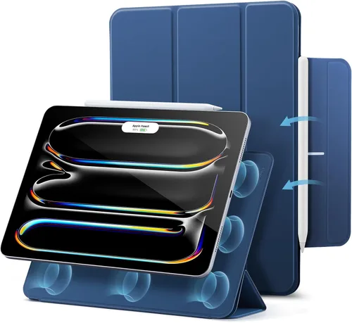 Vista 19 de ESR Funda para iPad Pro de 11 pulgadas, iPad Pro 11 Funda Folio (2022/2021/2020, 4ª/3ª/2ª generación), conexión magnética conveniente, soporte de 2