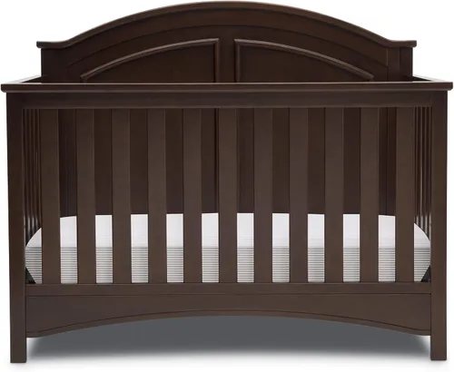 Vista 16 de Delta Children Perry, cuna convertible 6 en 1, con certificado Greenguard Gold, color blanco Bianca