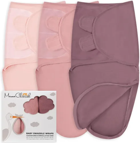 Vista 34 de Mama Cheetah Saco de envolver para bebés prematuros, saco de dormir orgánico para bebés prematuros, manta para envolver prematuros, envolturas