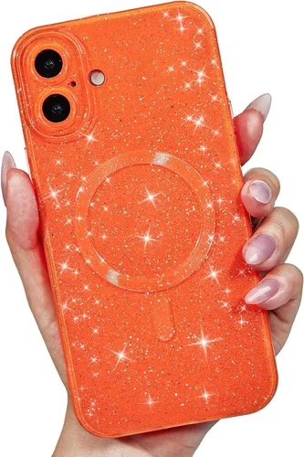 Vista 39 de LoeoeL Funda para iPhone 12 con Purpurina Compatible con Magsafe, Femenina Linda Brillante Magnética Mag Safe Bonita Funda para Teléfono