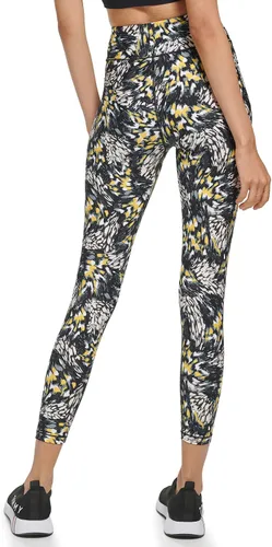 Vista 3 de Tommy Hilfiger Legging de longitud completa con estampado de guepardo de talle alto para mujer