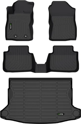 Vista 11 de HAFIDI® Juego de alfombrillas y forro de carga para Kia EV9 2024 2025 2026 (no apto para sillas de relajación), protección para todo tipo de clima