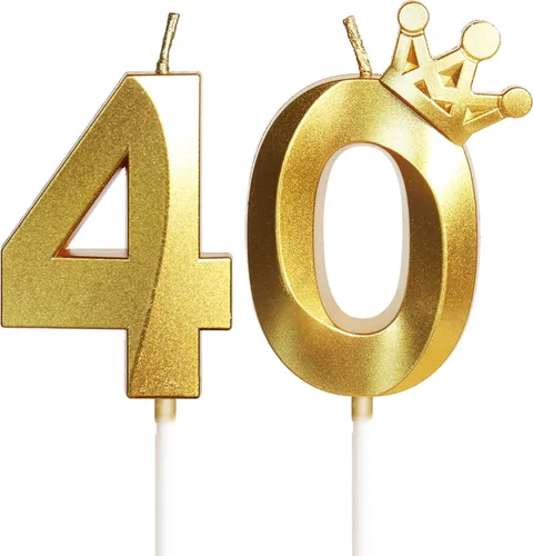 Vista 44 de Velas de cumpleaños número 10 para pastel, velas de oro rosa número 10 con corona, diseño 3D, decoración de pastel de cumpleaños para niñas