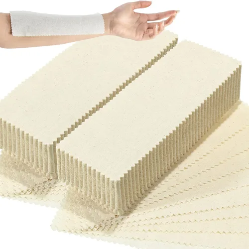 Vista 8 de Loopeer 300 tiras de cera facial de muselina natural, depilación, cejas, precortadas, para el cuerpo, de algodón, para mujeres y hombres