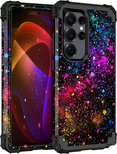 Vista 36 de Casetego Funda para Galaxy A16 5G, Tres Capas de Alta Resistencia Robusta a Prueba de Golpes, Protección Completa Rugosa de PC Duro + Parachoques