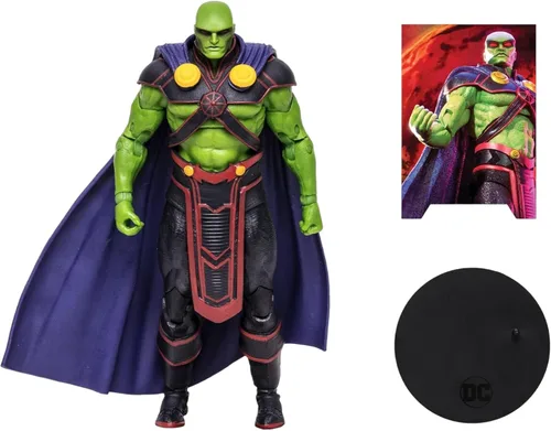 Vista 6 de McFarlane Toys - DC Multiverse Martian Manhunter Figura de acción de 7" con accesorios