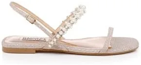 Vista 3 de Badgley Mischka Sandalia plana Natalee para mujer