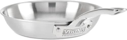 Vista 15 de VIKING Culinary Professional - Sartén antiadherente de acero inoxidable de 5 capas, 8 pulgadas, mango ergonómico que se mantiene fresco, apto