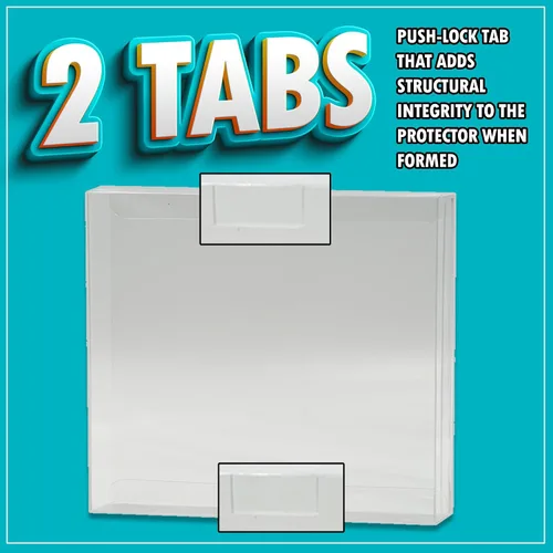 Vista 5 de MALKO - Paquete de 10 protectores compatibles con fundas dobles para juegos de PS1 y CD de música