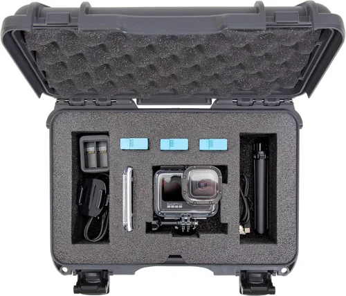 Vista 7 de NANUK 909 Funda rígida impermeable con inserto de espuma para GoPro Hero 9 y 10 - Grafito (909-GOPH97)