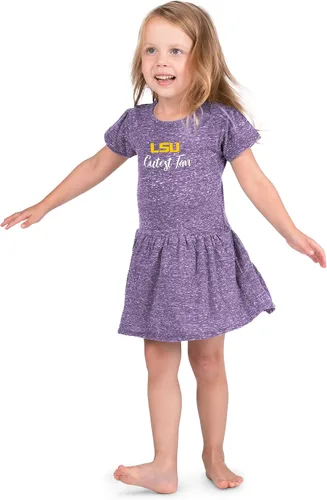 Vista 16 de Little King NCAA Knobby - Vestido para niñas pequeñas, tallas 2T, 3T y 4T