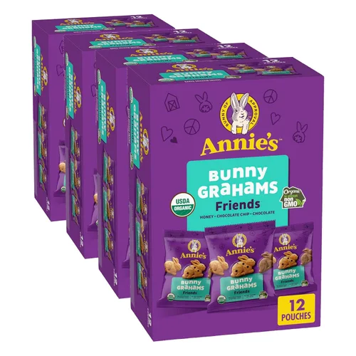 Vista 21 de Annie's Organic Bunny Grahams Snacks, napolitano, 7.5 onzas