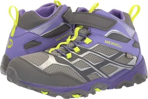 Vista 12 de Merrell Moab FST Mid a/C WTRPF - Zapatillas de senderismo para niños 2-Negro Hv