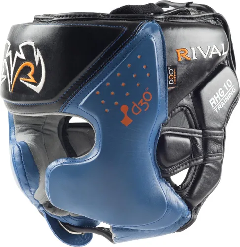 Vista 6 de RIVAL Boxeo RHG10 Intelli-Shock Headgear, D3O acolchado frontal y lateral, ajuste de gancho y bucle trasero con encaje en la parte superior