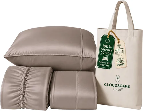 Vista 46 de CLOUDSCAPE LINEN Sábanas de cama individuales de lujo 100% algodón egipcio 01. blanco