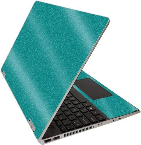 Vista 12 de MightySkins - Skin brillante con purpurina para HP Pavilion x360 de 15 pulgadas (2020), color azul claro, protector y duradero, acabado brillante