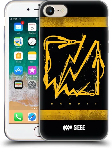 Vista 91 de Head Case Designs Funda de gel con licencia oficial de Tom Clancy's Rainbow Six Siege Bandit Icons [protección de grado militar] compatible