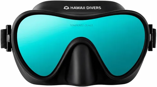 Vista 3 de Hawaii Divers Deep Sea Mirrored Adult Scuba Set - Includes Mask, Snorkel, Fins, Carry Bag