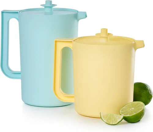 Vista 12 de Tupperware Heritage - Jarra de 1 galón en menta, apta para lavavajillas y sin BPA