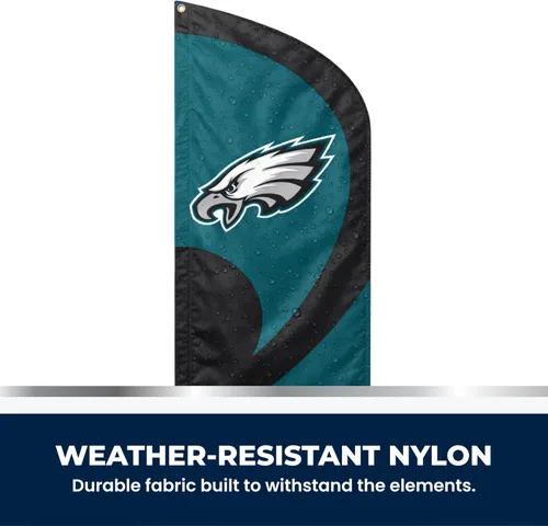 Vista 4 de Party Animal con licencia oficial de la NFL, bandera para parte trasera de camioneta