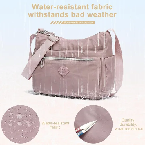 Vista 5 de ETidy Large Crossbody Bag For Women Waterproof Lightweight Casual Shoulder Handbag Purse