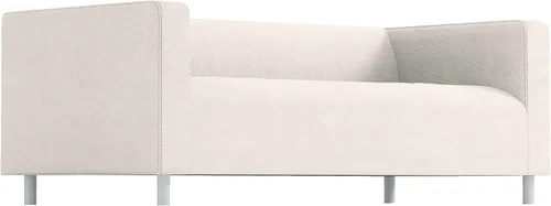 Vista 2 de La funda de repuesto para sofá biplaza Klippan es compatible por Beige poli claro