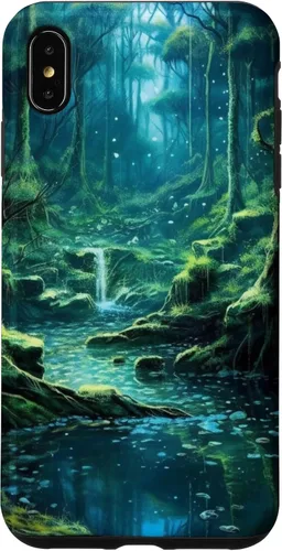 Vista 11 de iPhone 16 fantasy and enchanted Magic forest Case