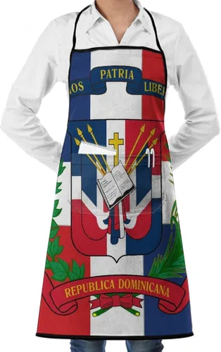 Vista 16 de Delantal unisex con cuello ajustable con bolsillos espaciosos y lazos largos