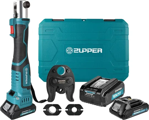 Vista 11 de ZUPPER - Mini herramienta de prensa para manguitos de acero inoxidable de tubo PEX de 1/2", 3/4", 1" 18V Electric Pipe Crimping Tool Suitable for