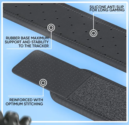 Vista 21 de Skywin VR Tracker Belt & VR Tracker Straps for HTC Vive System, 2 Pack Adjustable Belt and Hand Straps for VR Full Body Tracking