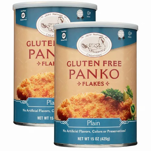 Vista 9 de Jeff Nathan Plain Panko Flakes, 15 onzas