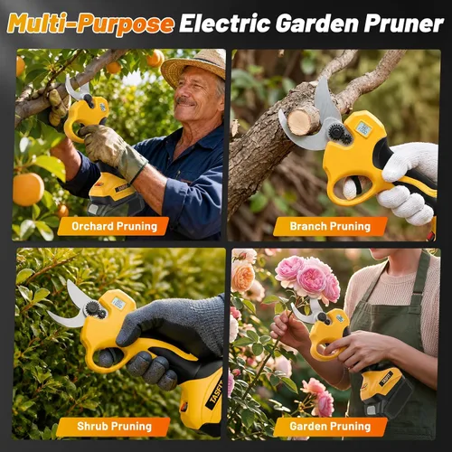 Vista 7 de Tijeras de podar eléctricas para batería DeWalt 20V con capacidad de corte