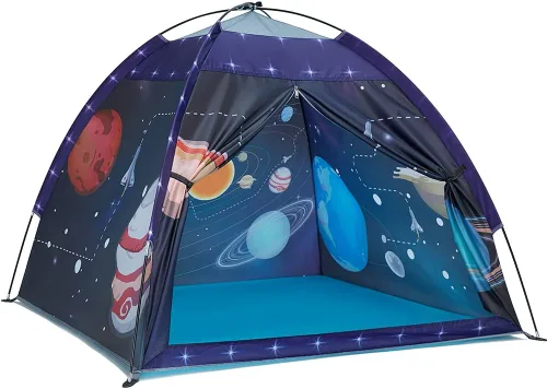Vista 12 de Mnagant Tienda de campaña de alpaca para niños, divertida casa de juegos desplegable para niños y niñas, fácil instalación, tienda de campaña